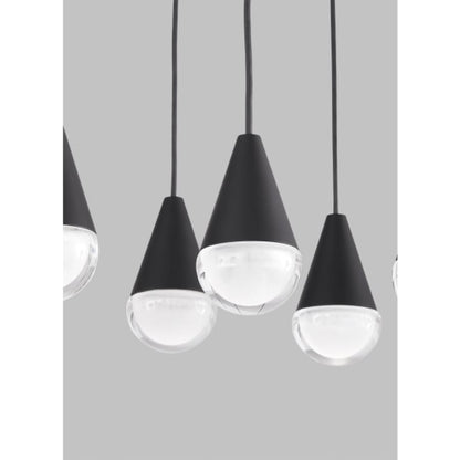 Visual Comfort Cupola 18 Light 11" Wide LED Crystal Linear Chandelier