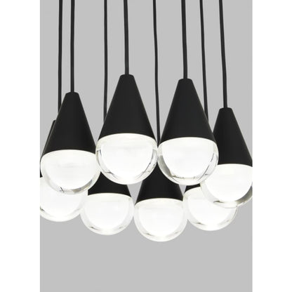 Visual Comfort Cupola 8 Light 11" Wide LED Crystal Chandelier