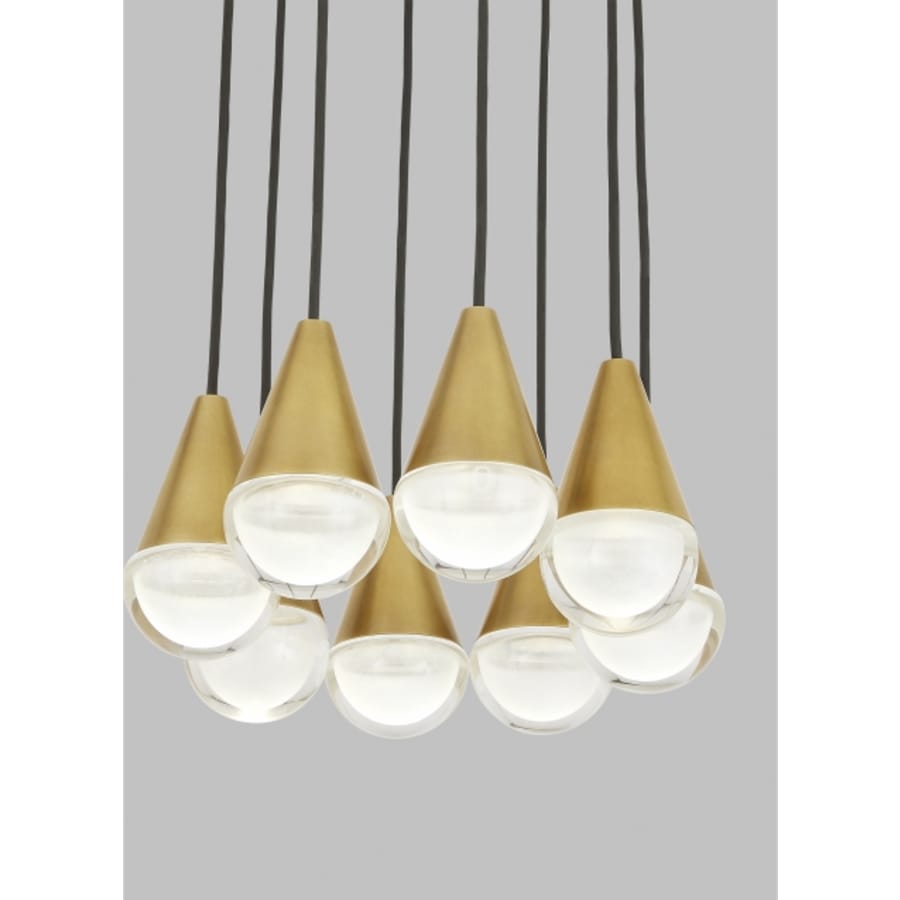 Visual Comfort Cupola 8 Light 11" Wide LED Crystal Chandelier