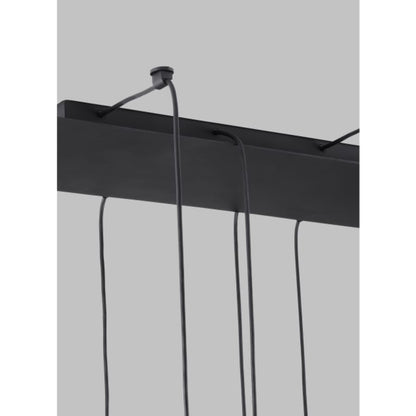 Visual Comfort Eaves 18 Light 17" Wide LED Linear Chandelier