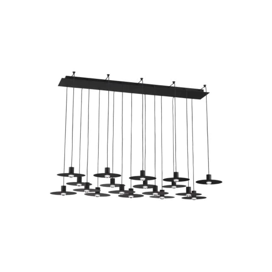 Visual Comfort Eaves 18 Light 17" Wide LED Linear Chandelier