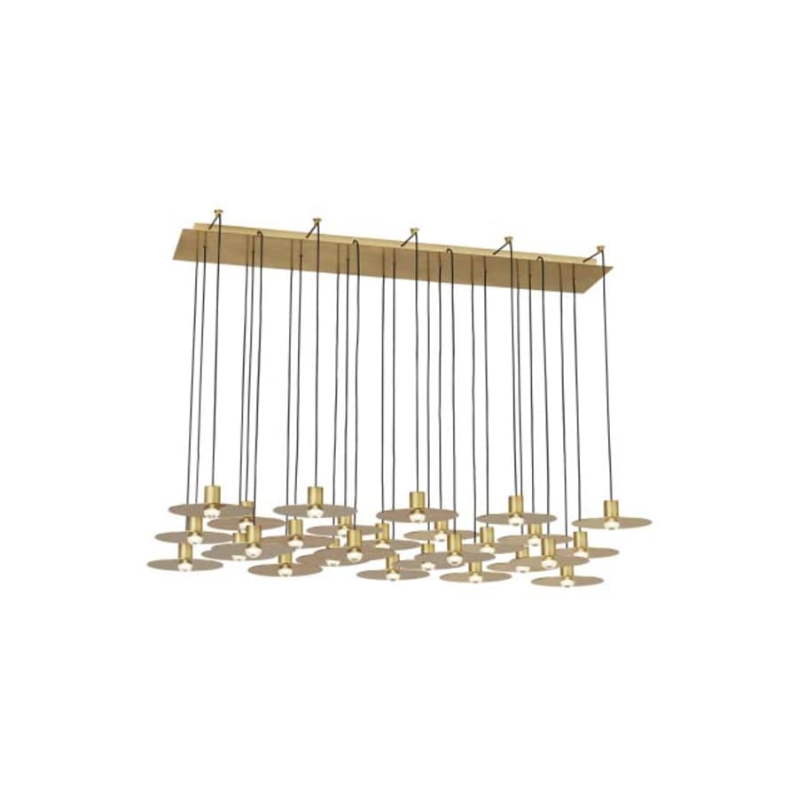 Visual Comfort Eaves 27 Light 19" Wide LED Linear Chandelier