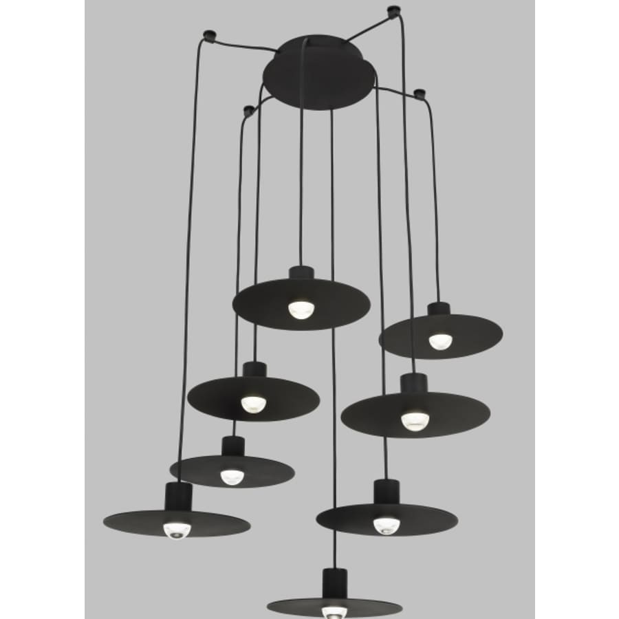 Visual Comfort Eaves 8 Light 16" Wide LED Chandelier