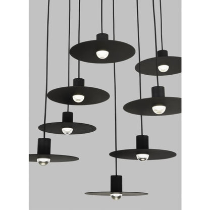 Visual Comfort Eaves 8 Light 16" Wide LED Chandelier