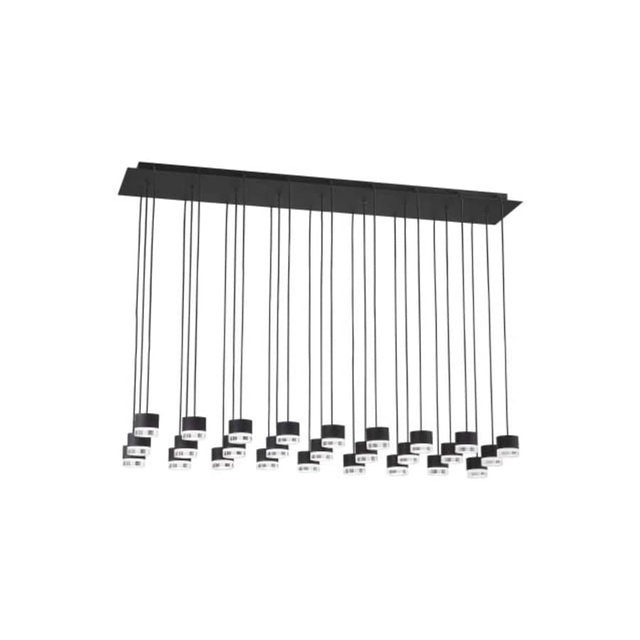 Visual Comfort Gable 27 Light 13" Wide LED Crystal Linear Chandelier
