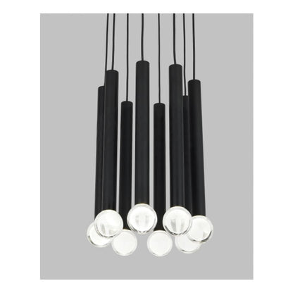 Visual Comfort Guyed 8 Light 10" Wide LED Crystal Chandelier