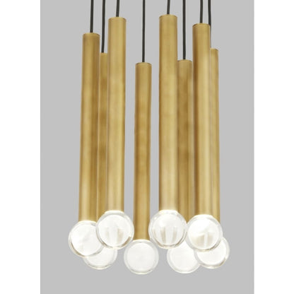Visual Comfort Guyed 8 Light 10" Wide LED Crystal Chandelier