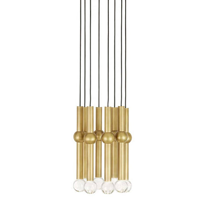 Visual Comfort Guyed 8 Light 10" Wide LED Crystal Chandelier