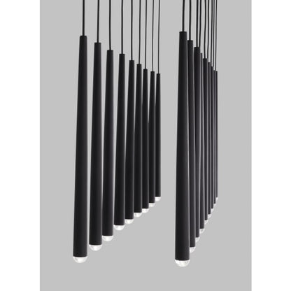 Visual Comfort Pylon 18 Light 10" Wide LED Linear Chandelier