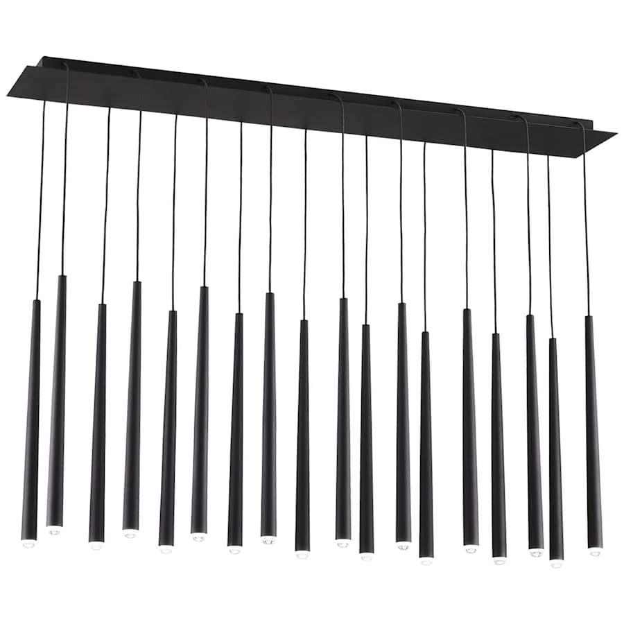 Visual Comfort Pylon 18 Light 10" Wide LED Linear Chandelier