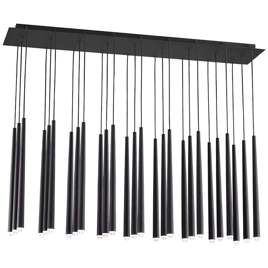 Visual Comfort Pylon 27 Light 12" Wide LED Linear Chandelier