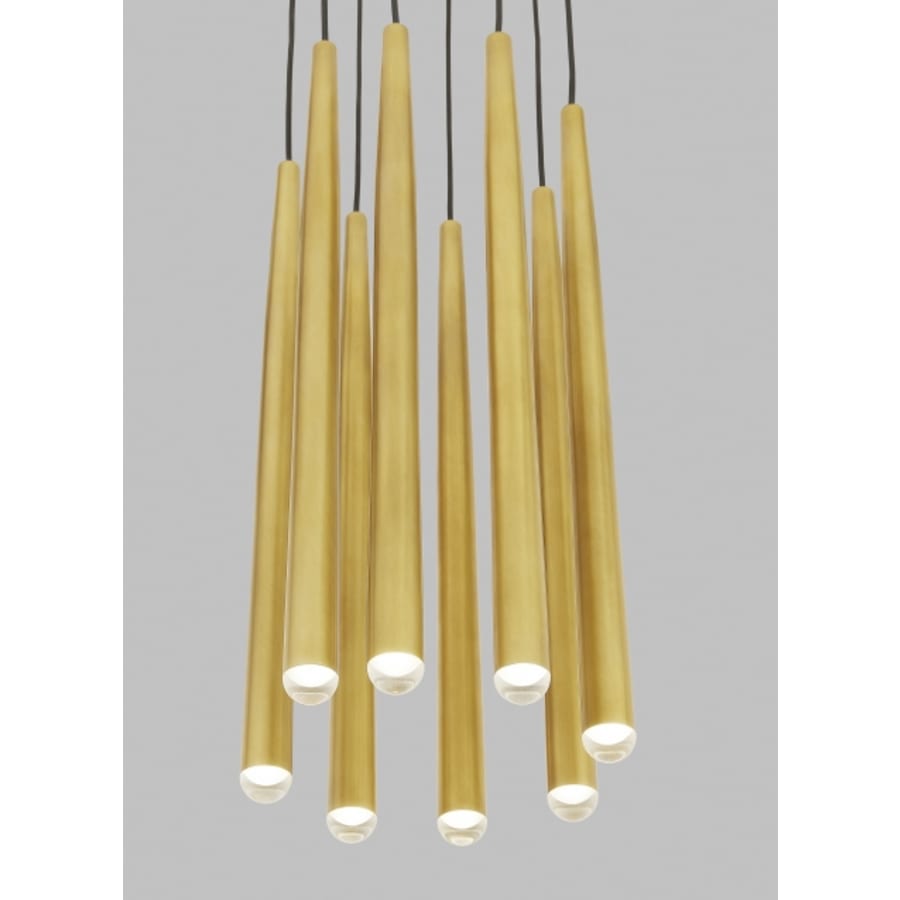 Visual Comfort Pylon 8 Light 9" Wide LED Chandelier