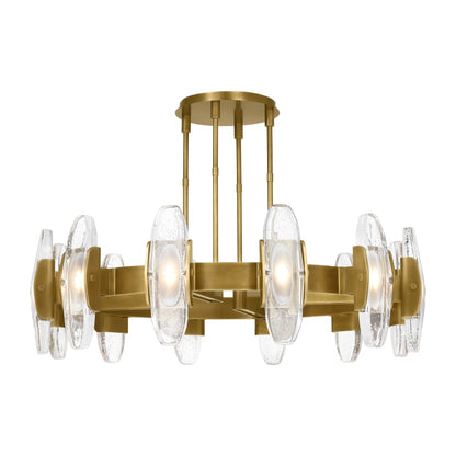 Visual Comfort Wythe 12 Light 47" Wide LED Ring Chandelier