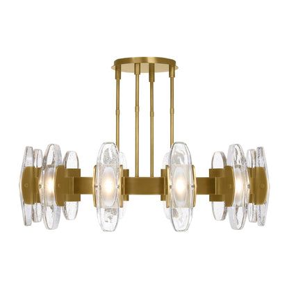 Visual Comfort Wythe 12 Light 47" Wide LED Ring Chandelier