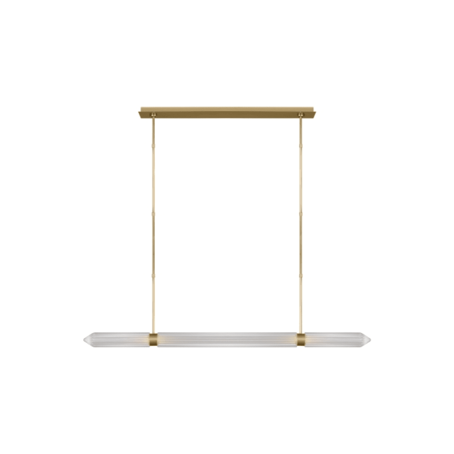 Visual Comfort Langston 61" Wide Crystal Linear Chandelier