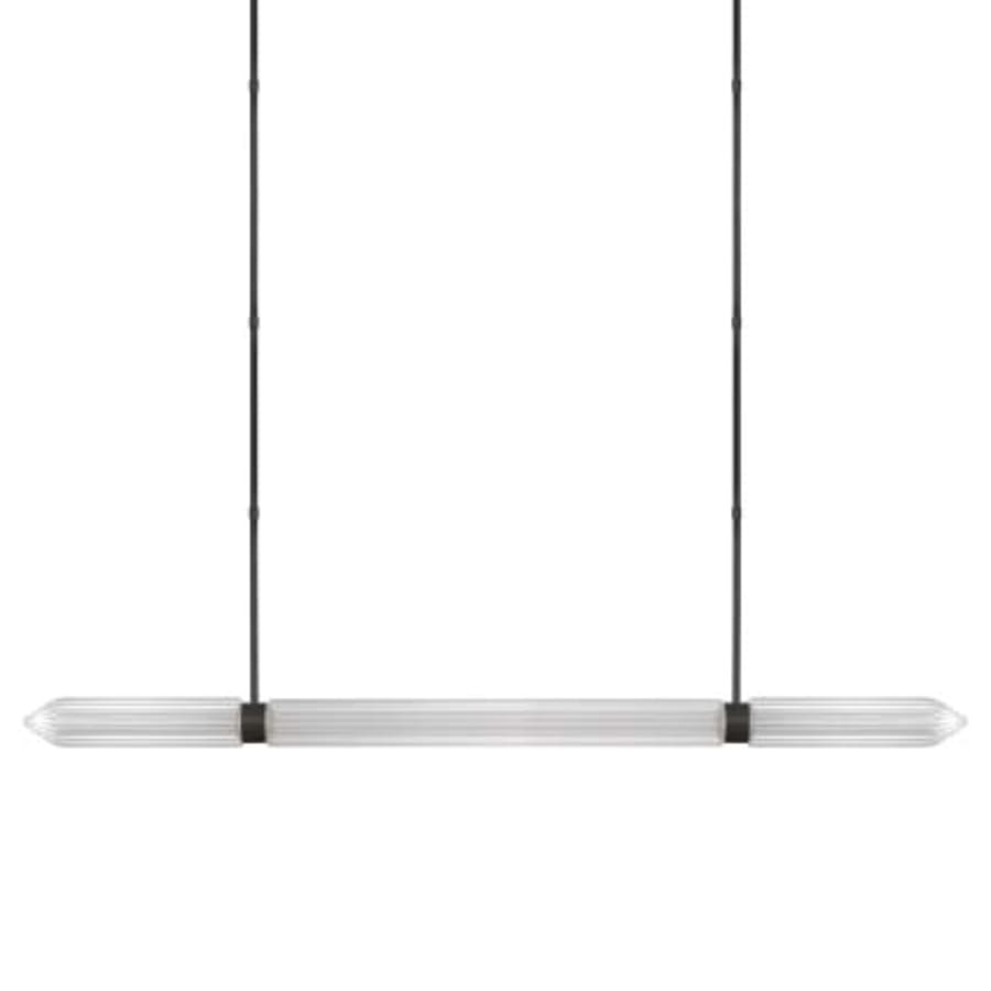 Visual Comfort Langston 61" Wide Crystal Linear Chandelier