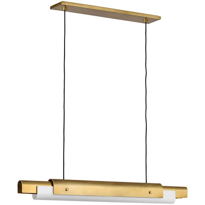 Visual Comfort Ambrose 54" Wide LED Linear Chandelier