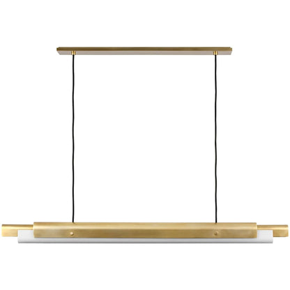 Visual Comfort Ambrose 72" Wide LED Linear Chandelier
