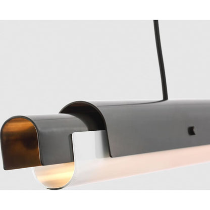 Visual Comfort Ambrose 72" Wide LED Linear Chandelier