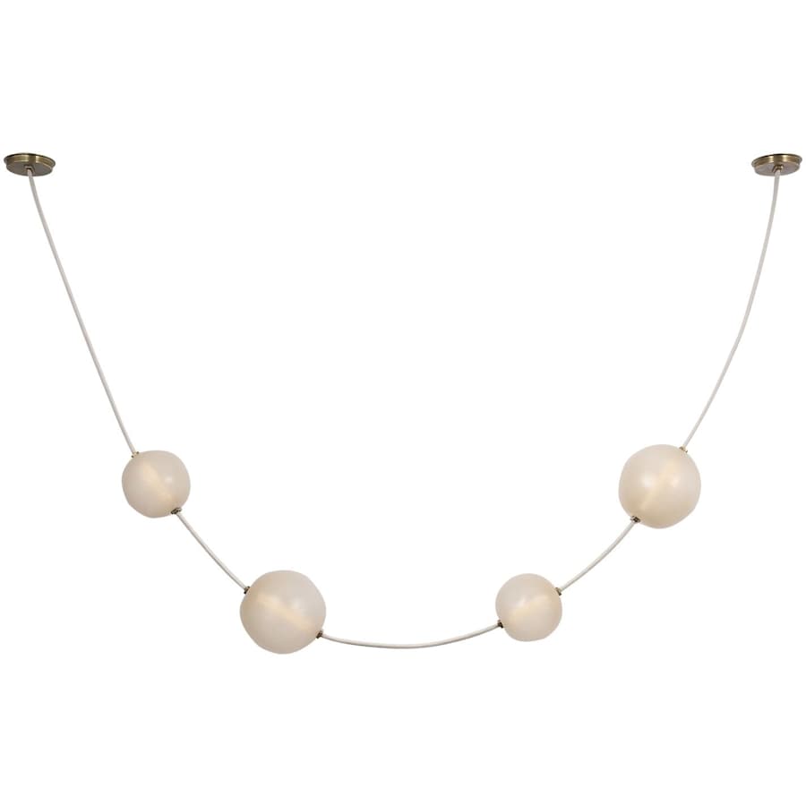 Visual Comfort Dune 8 Light 59" Wide LED Linear Chandelier