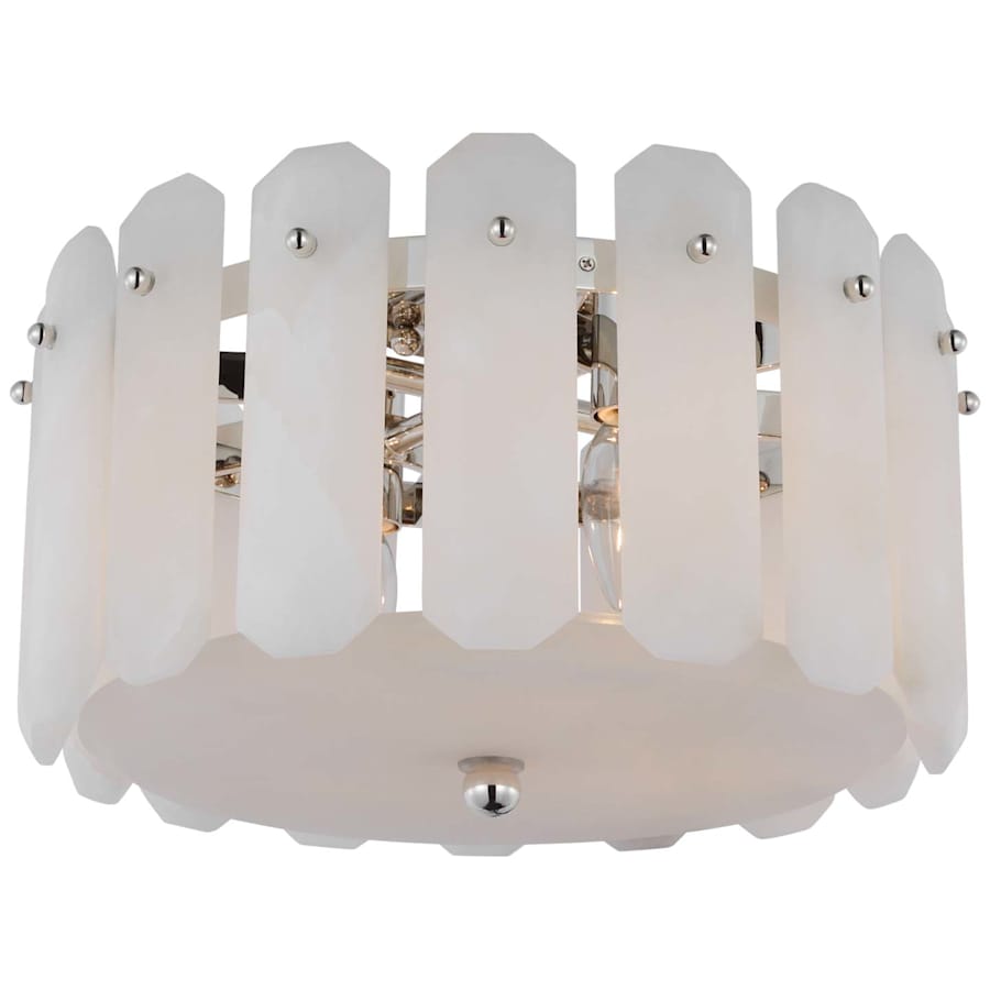 Visual Comfort Bonnington 4 Light 15" Wide Flush Mount Drum Ceiling Fixture