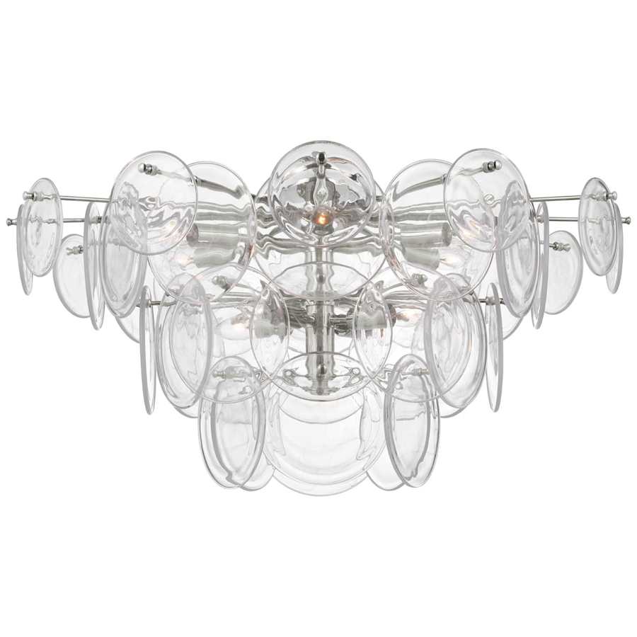 Visual Comfort Loire 10 Light 34" Wide Flush Mount Waterfall Ceiling Fixture