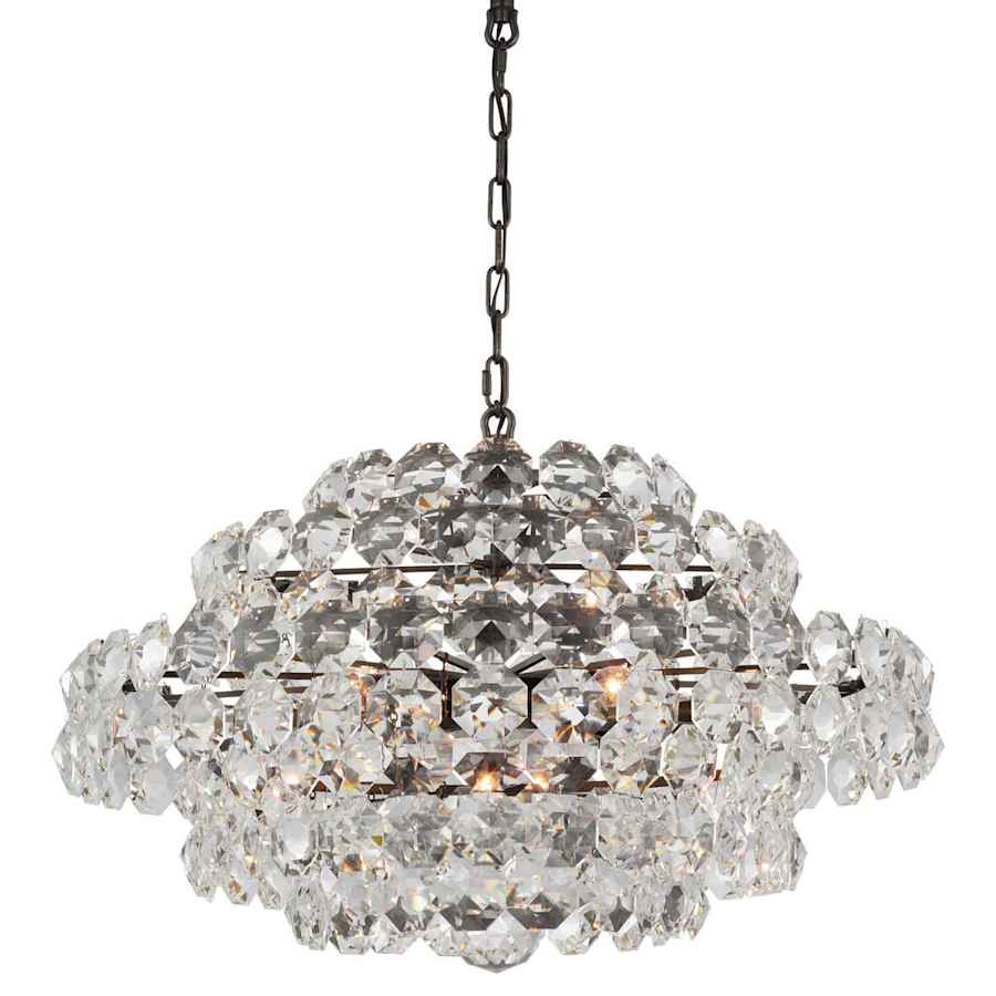 Visual Comfort Sanger 12 Light 29" Wide Crystal Waterfall Chandelier