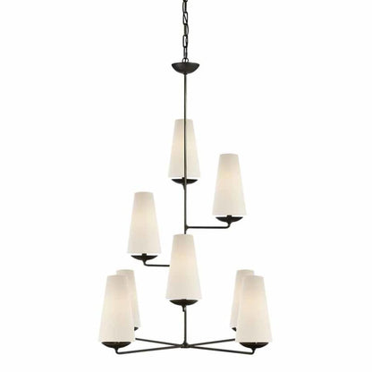 Visual Comfort Fontaine 34" Shaded Chandelier by AERIN