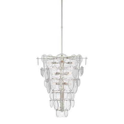 Visual Comfort Loire 12 Light 30" Wide Abstract Waterfall Chandelier