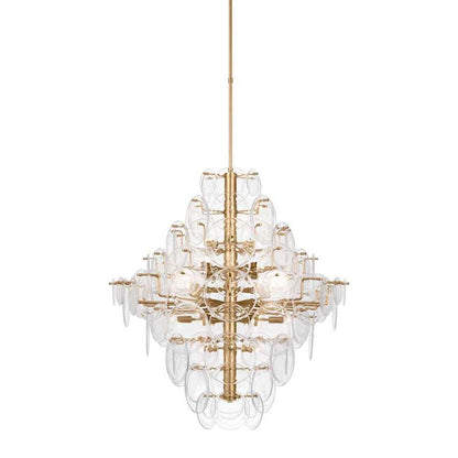 Visual Comfort Loire 26 Light 44" Wide Waterfall Chandelier