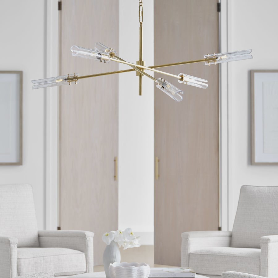 Visual Comfort Casoria 6 Light 46" Wide Chandelier