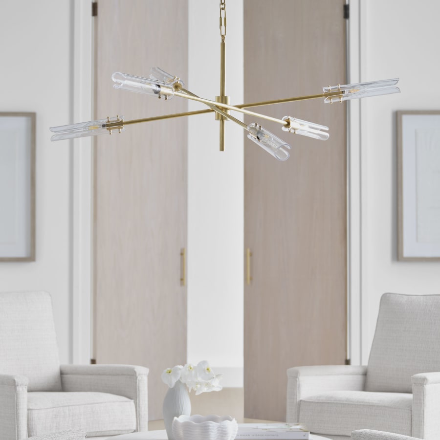 Visual Comfort Casoria 6 Light 46" Wide Chandelier