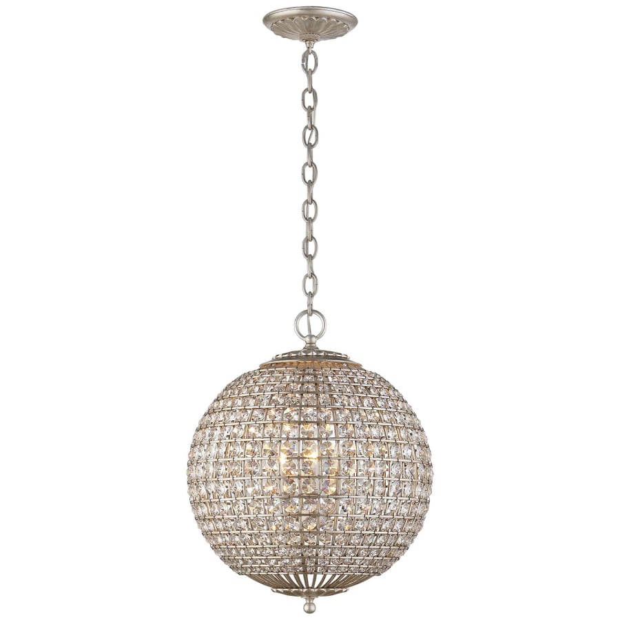 Visual Comfort Renwick 19" Small Sphere Chandelier with Crystal by AERIN
