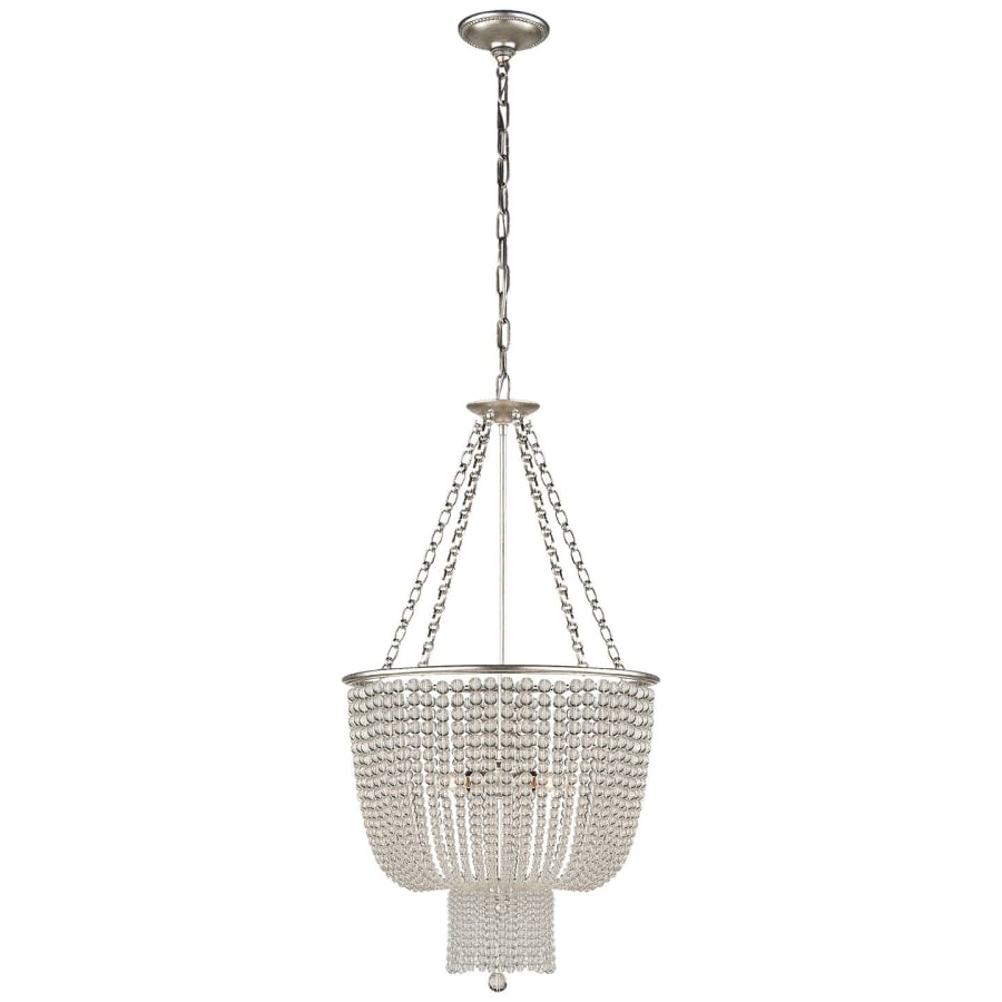 Visual Comfort Jacqueline 19" Chandelier with Draped Clear Glass by AERIN