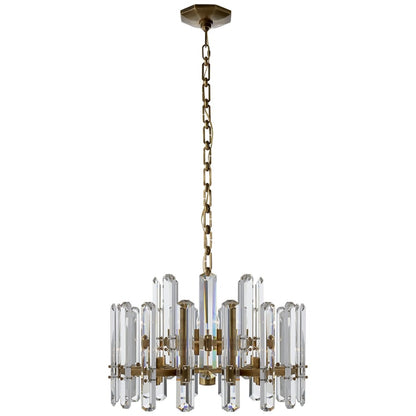 Visual Comfort Bonnington 15" Chandelier with Crystal by AERIN