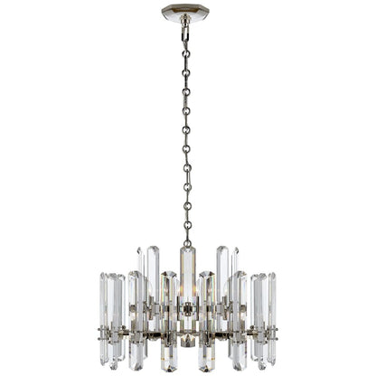 Visual Comfort Bonnington 15" Chandelier with Crystal by AERIN