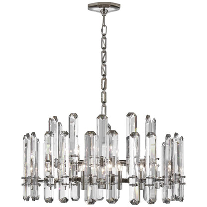 Visual Comfort Bonnington 32" Large Chandelier with Crystal by AERIN