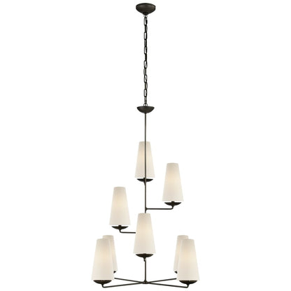 Visual Comfort Fontaine 34" Shaded Chandelier by AERIN