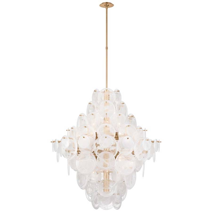 Visual Comfort Loire 26 Light 44" Wide Waterfall Chandelier