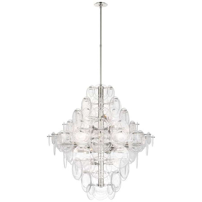 Visual Comfort Loire 26 Light 44" Wide Waterfall Chandelier
