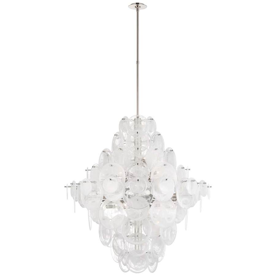 Visual Comfort Loire 26 Light 44" Wide Waterfall Chandelier