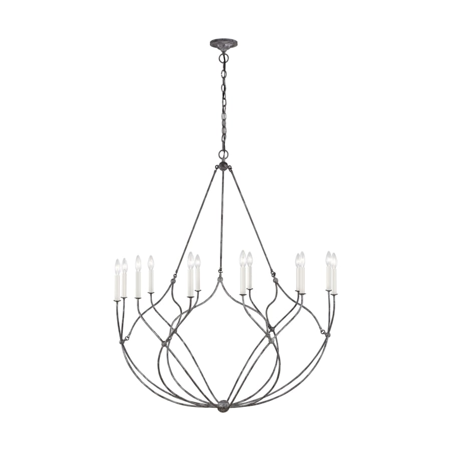 Visual Comfort Richmond 12 Light 44" Wide Taper Candle Chandelier