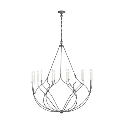 Visual Comfort Richmond 12 Light 44" Wide Taper Candle Chandelier