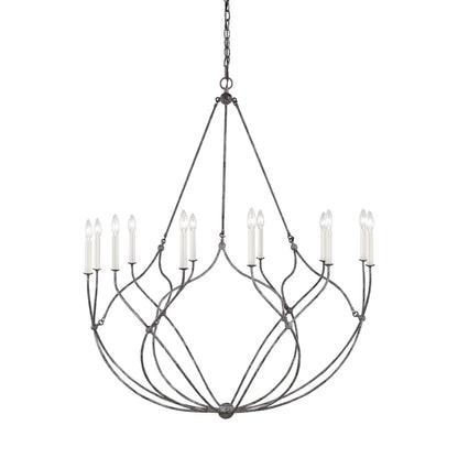 Visual Comfort Richmond 12 Light 44" Wide Taper Candle Chandelier
