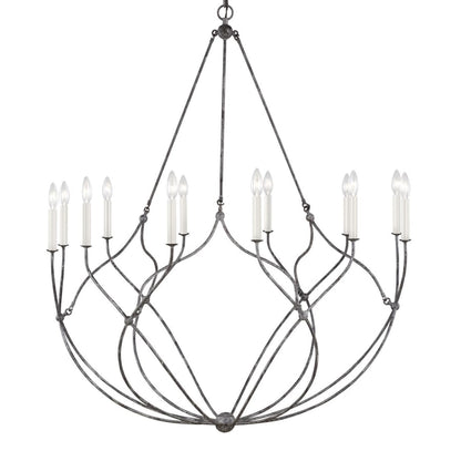 Visual Comfort Richmond 12 Light 44" Wide Taper Candle Chandelier