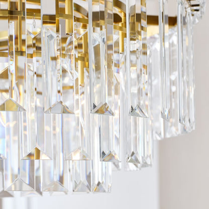Visual Comfort Arden 16 Light 33" Wide Crystal Waterfall Chandelier
