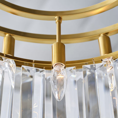 Visual Comfort Arden 16 Light 33" Wide Crystal Waterfall Chandelier