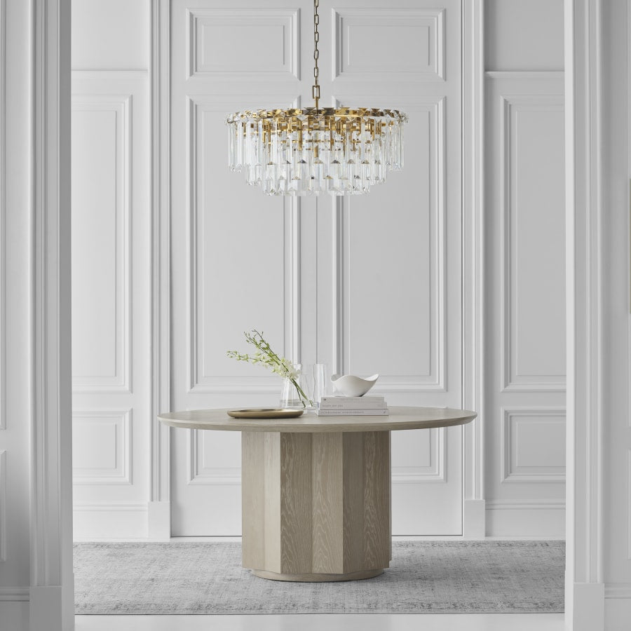Visual Comfort Arden 16 Light 33" Wide Crystal Waterfall Chandelier