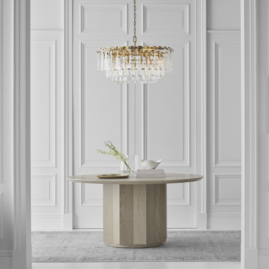 Visual Comfort Arden 16 Light 33" Wide Crystal Waterfall Chandelier