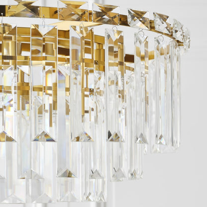 Visual Comfort Arden 16 Light 33" Wide Crystal Waterfall Chandelier